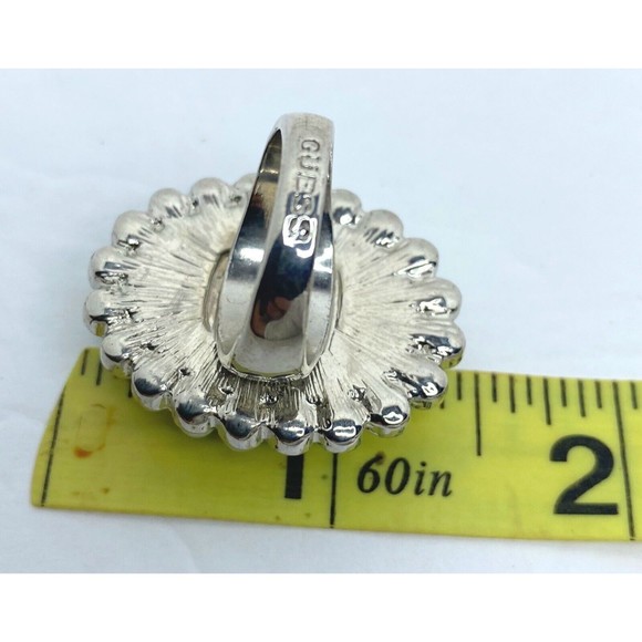 Guess Silver Ring Size7/8 COSTUME JEWELRY, Boho, Western Style - Picture 8 of 9